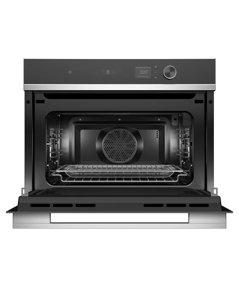 Fisher & Paykel OM24NDLX1 Convection Speed Oven, 24", 19 Function