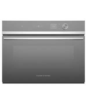 Fisher & Paykel OM24NDLX1 Convection Speed Oven, 24", 19 Function