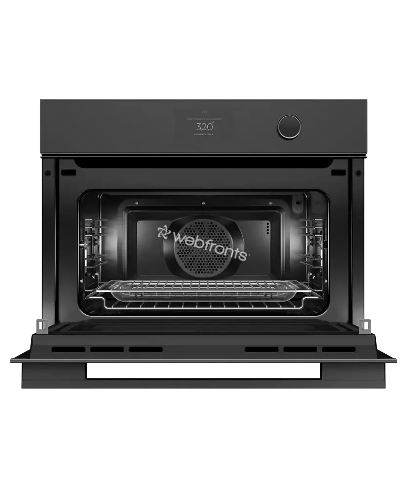 Fisher & Paykel OM24NMTDB1 Combination Microwave Speed Oven, 24", 22 Function