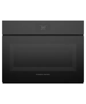 Fisher & Paykel OM24NMTNB1 Convection Speed Oven, 24", 22 Function