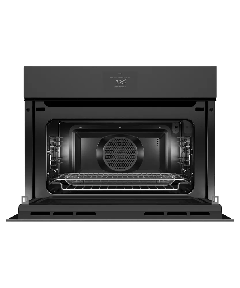 Fisher & Paykel OM24NMTNB1 Convection Speed Oven, 24", 22 Function
