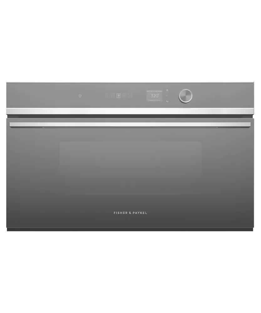 Fisher & Paykel OM30NDLX1 Convection Speed Oven, 30", 19 Function