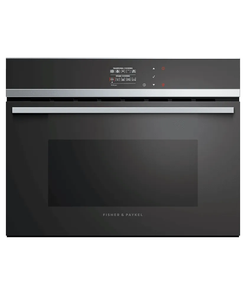 Fisher & Paykel OS24NDB1 Combination Steam Oven, 24", 9 Function