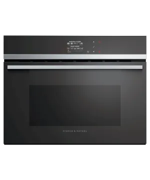 Fisher & Paykel OS24NDB1 Combination Steam Oven, 24", 9 Function