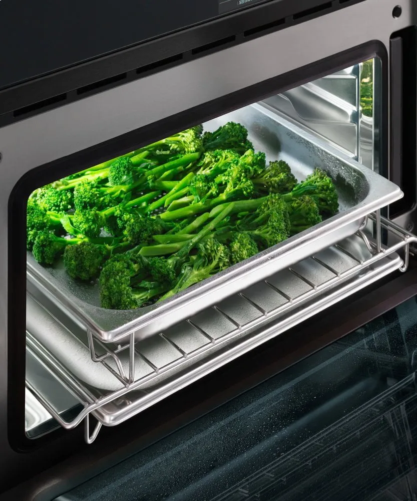 Fisher & Paykel OS24NDBB1 Combination Steam Oven, 24", 9 Function