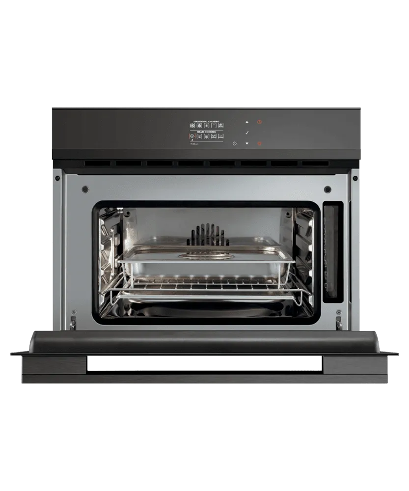 Fisher & Paykel OS24NDBB1 Combination Steam Oven, 24", 9 Function