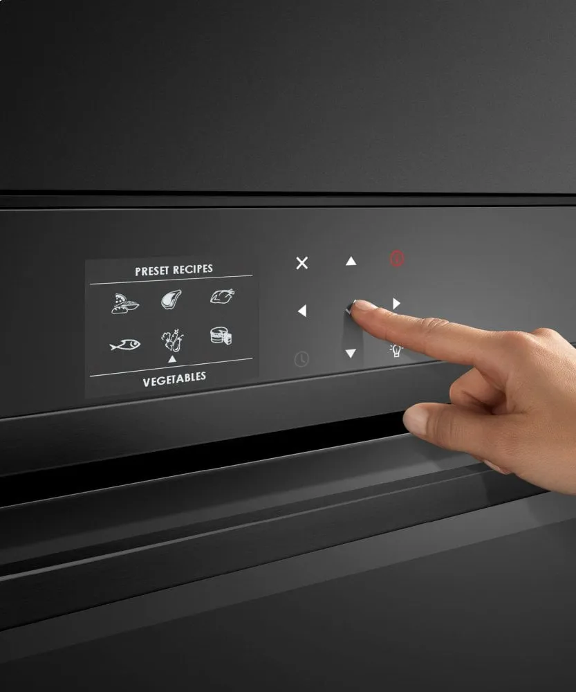 Fisher & Paykel OS24NDBB1 Combination Steam Oven, 24", 9 Function
