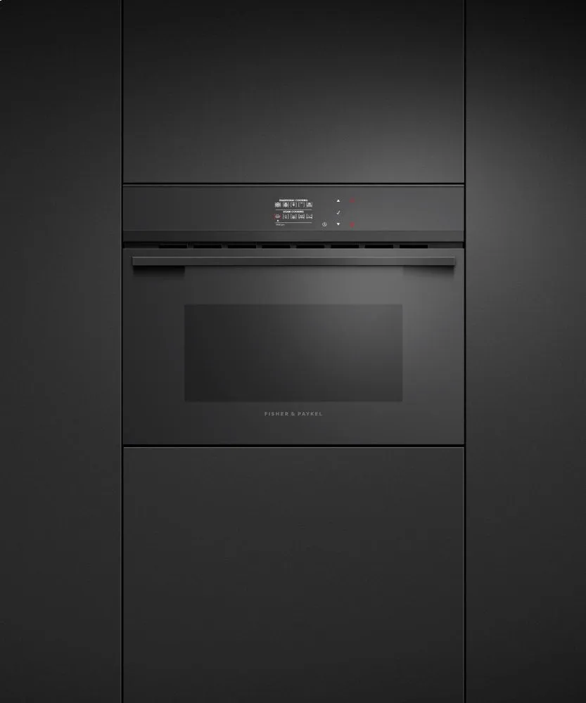 Fisher & Paykel OS24NDBB1 Combination Steam Oven, 24", 9 Function