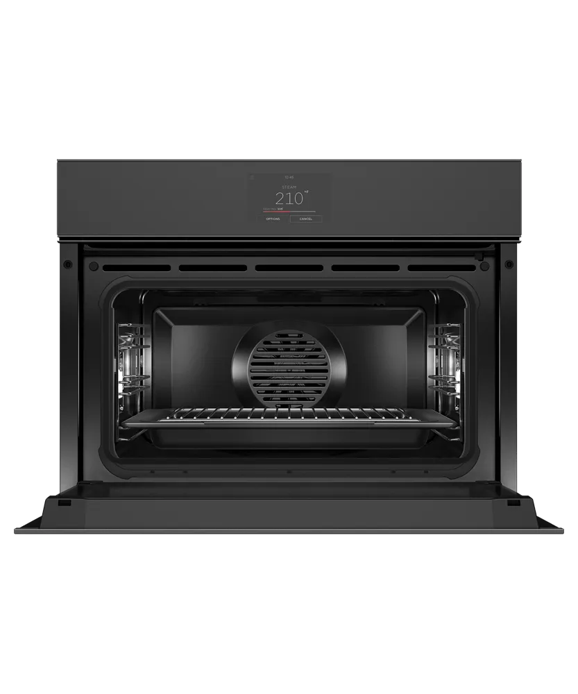 Fisher & Paykel OS24NMTNB1 Combination Steam Oven, 24", 23 Function