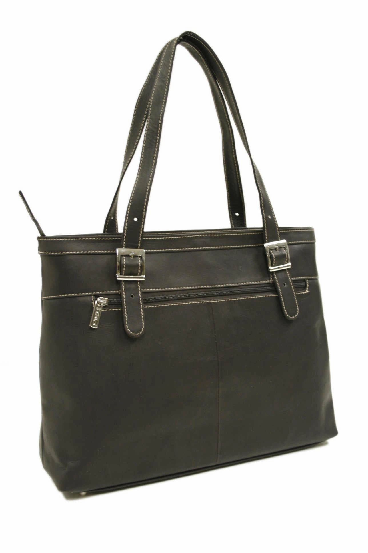 Todays Trending Deals Piel Leather Ladies Laptop Tote
