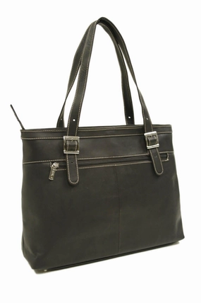 Todays Trending Deals Piel Leather Ladies Laptop Tote