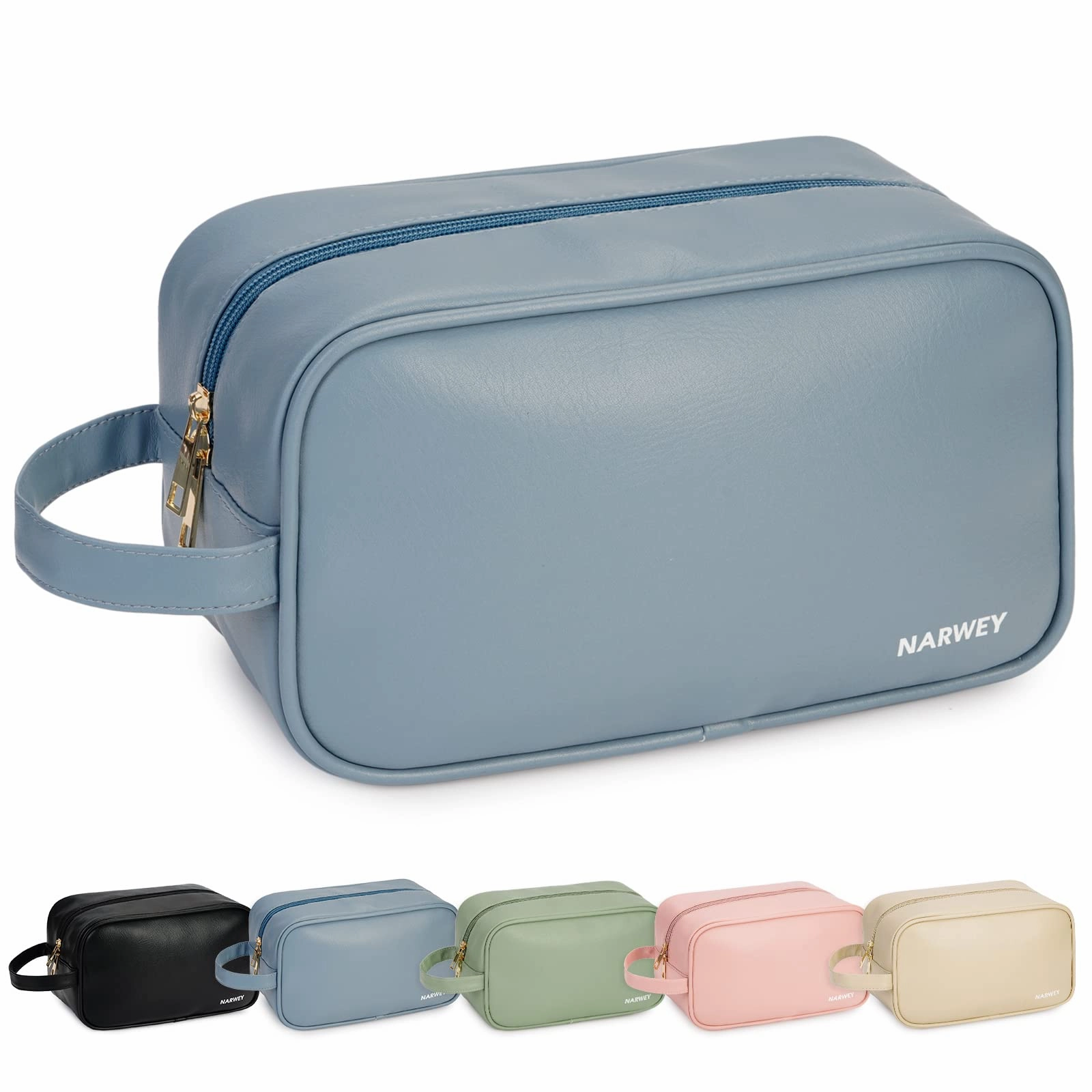 Pu Leather Travel Toiletry Bag Dopp Kit Todays Special Savings