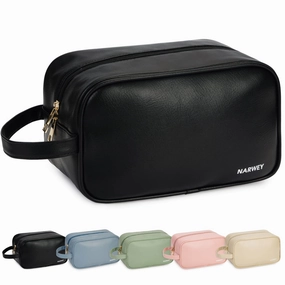 Pu Leather Travel Toiletry Bag Dopp Kit Steal the Deal Now