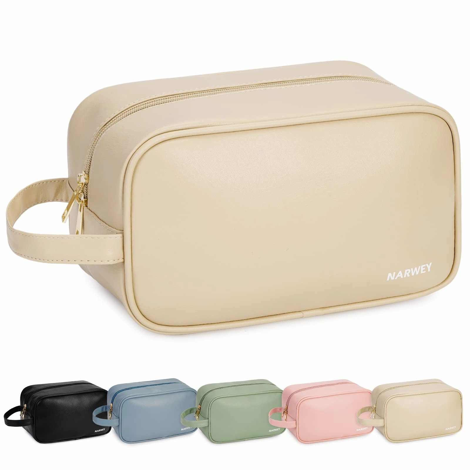 Trendy Picks Today Clearance Blowout Pu Leather Travel Toiletry Bag Dopp Kit