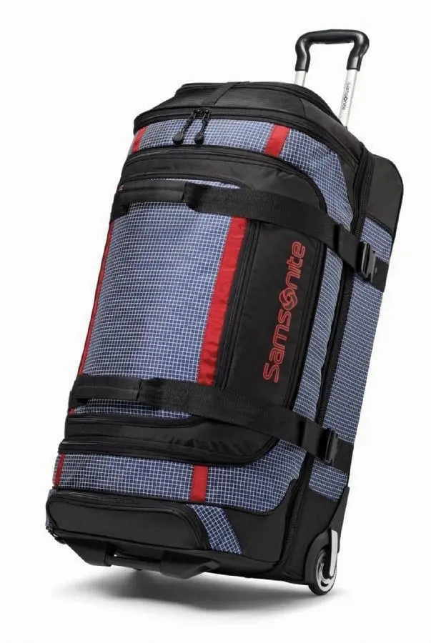 Perfect Gift Sale Samsonite Ripstop 26" Wheeled Duffel Blue