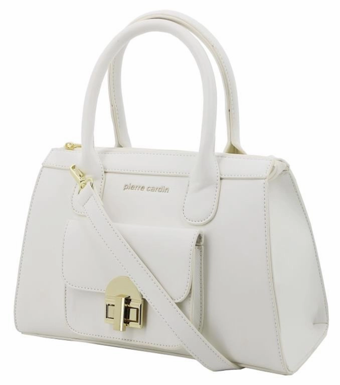 Pierre Cardin Annie Satchel | White Save More Now