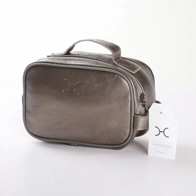 Daily Clearance Deal Limited Time Discount Thandana Unisex Metallic Leather Vanity Case