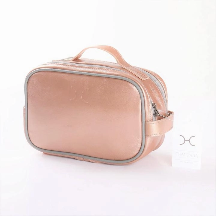 Clearance Alert Now Best Deal Online Thandana Unisex Metallic Leather Vanity Case