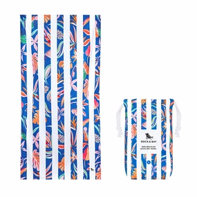 Dock & Bay Beach Towel Flower Power Collection L 100% Recycled Tropical Bloom Best Price Online