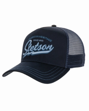 Stetson American Heritage Classic Navy Trucker Cap Big Savings Event Hot Price Drop