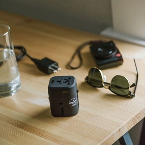 Online Exclusive Offer Online Exclusive Savings Herschel Supply Co. Travel Adapter - Black