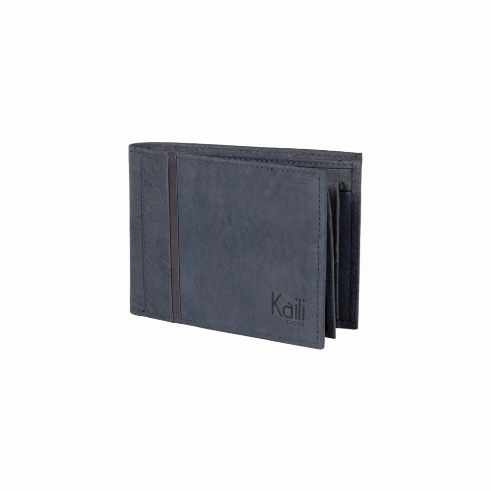 Kaili Mood Leather Bifold Men'S Wallet Black Trending Now Offer