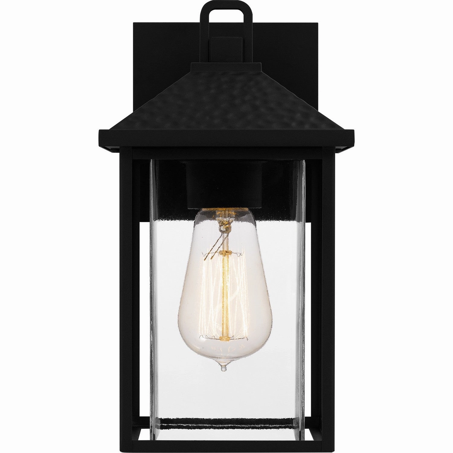 Fletcher One Light Outdoor Wall Mount Earth Black
