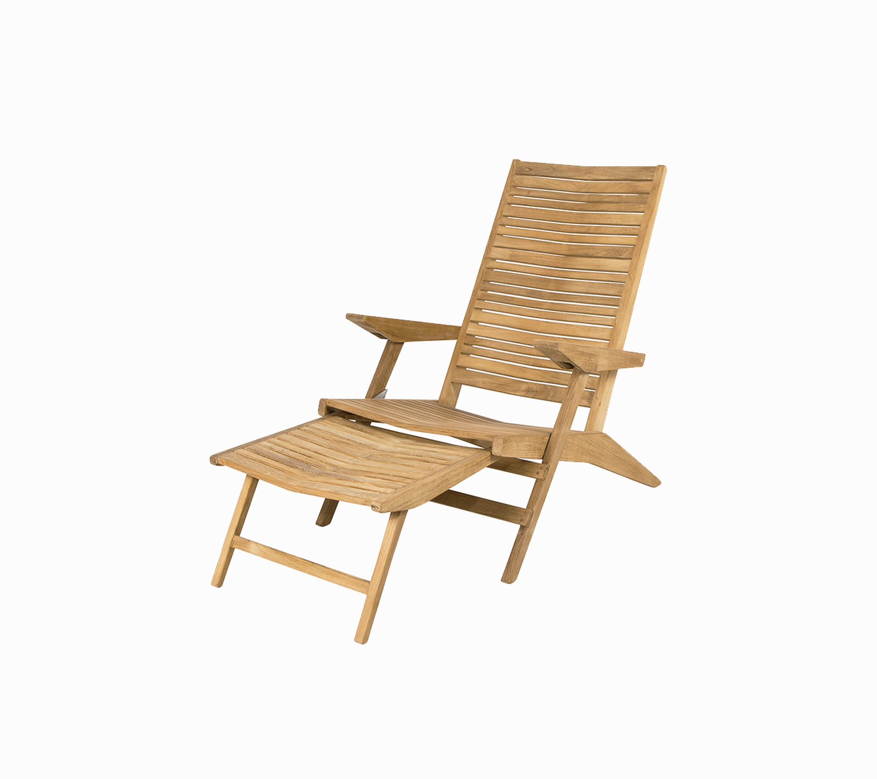 Flip deck chair