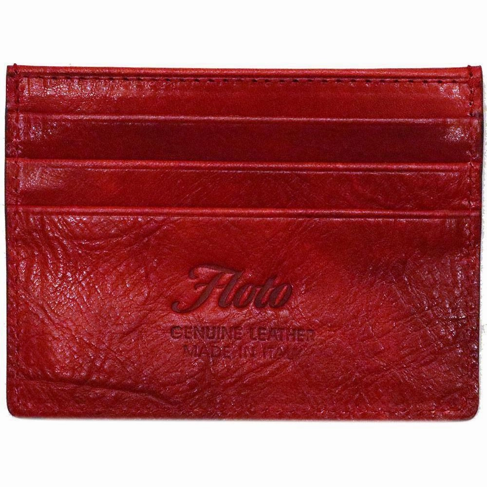 Online Exclusive Savings Floto Leather Venezia Card Wallet