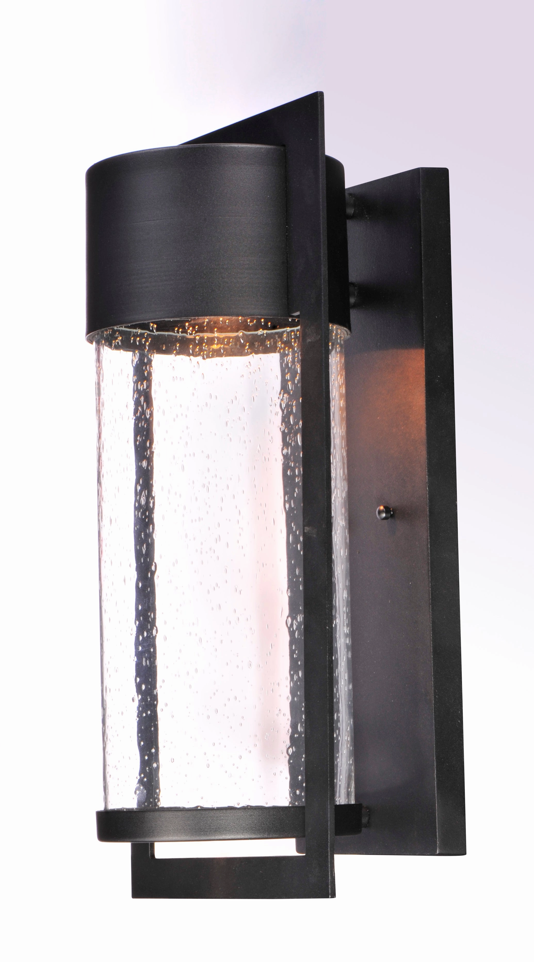 Focus LED Outdoor Wall Sconce Black