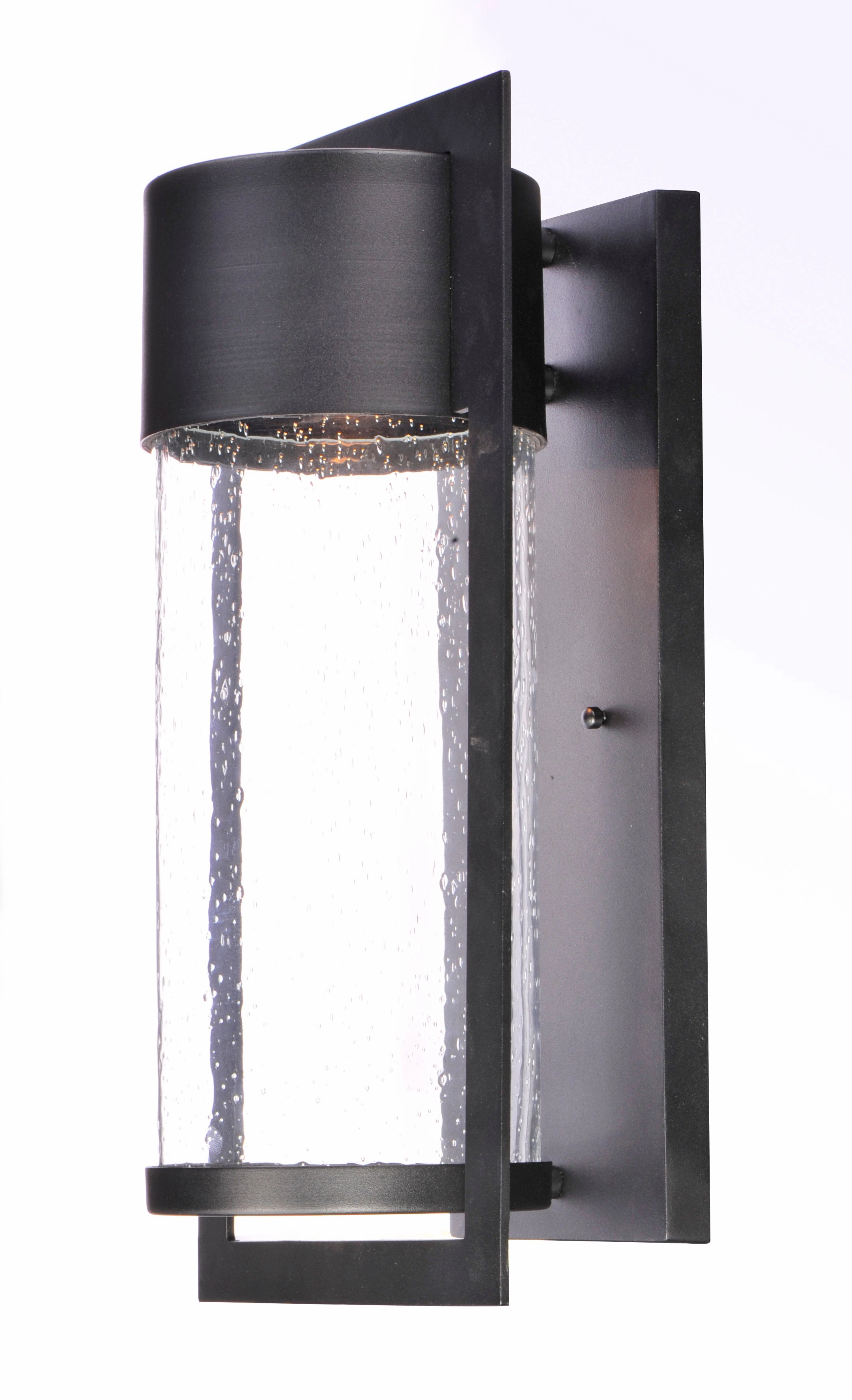 Focus LED Outdoor Wall Sconce Black
