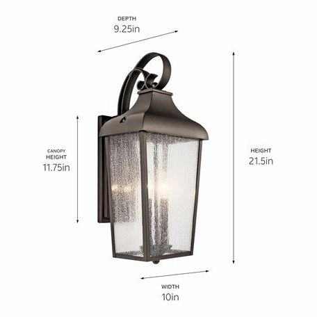 Forestdale 21.5" 2-Light Outdoor Wall Light