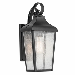 Forestdale One Light Outdoor Wall Mount Textured BlackOutdoor wall sconces with motion sensor