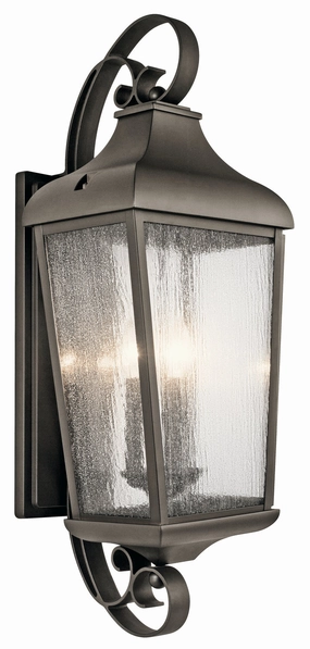 Forestdale Three Light Outdoor Wall Mount Olde BronzeOutdoor wall sconces with motion sensor