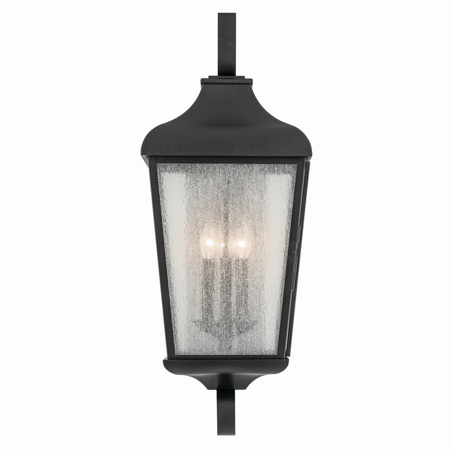 Forestdale Three Light Outdoor Wall Mount Textured Black