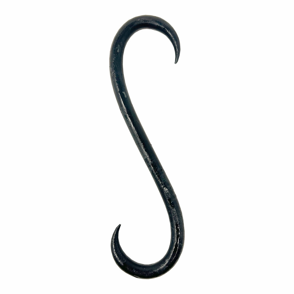 Forged S Hook LARGE professional grade outdoor cooking tools