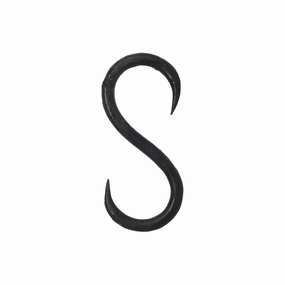Forged S Hook SMALL professional grade outdoor cooking tools