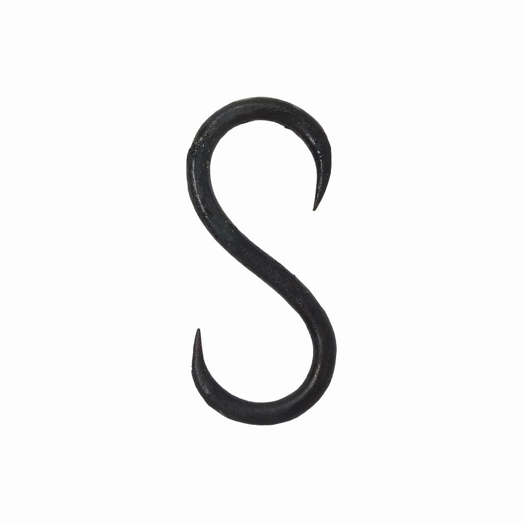 Forged S Hook SMALL professional grade outdoor cooking tools