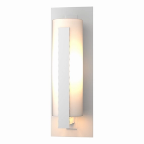 Forged Vertical Bars Large Outdoor SconceWeatherproof outdoor lighting