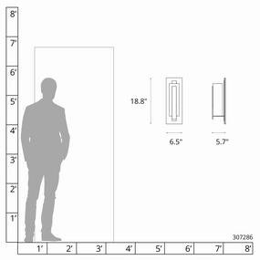Forged Vertical Bars Outdoor SconceWeatherproof outdoor lighting