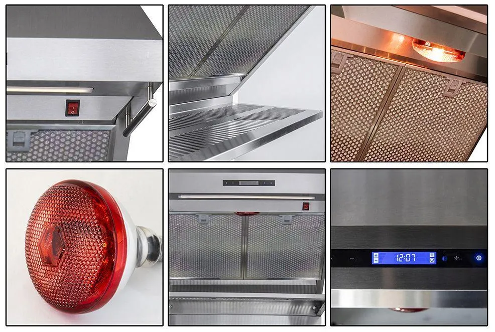 Forno FRHWM502930HB Savona - 30" Wall Mount Range Hood With Hybrid Filters & Back Splash