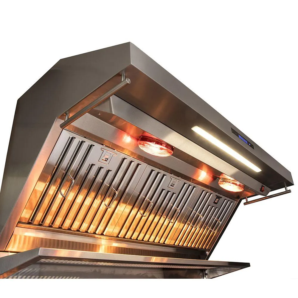 Forno FRHWM502948 Savona - 48" Wall Mount Range Hood Baffle Filter & Back Splash