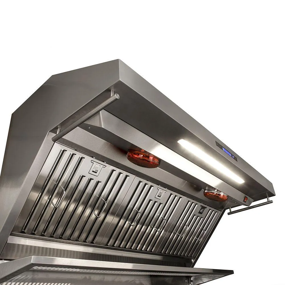 Forno FRHWM502948 Savona - 48" Wall Mount Range Hood Baffle Filter & Back Splash