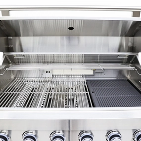 Forno Bulnes White Countertop Outdoor Kitchen with 40" 84,000 BTU BBQ and Beverage Centre - FODKT2520WHT outdoor griddle for camping trips