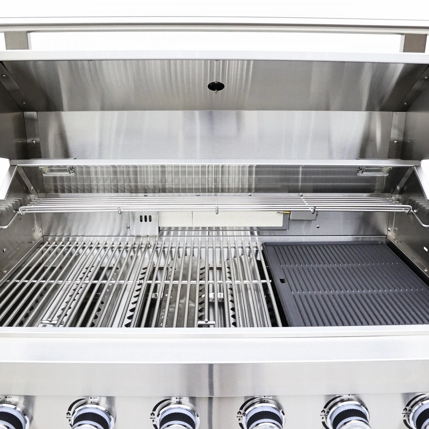 Forno Bulnes White Countertop Outdoor Kitchen with 40" 84,000 BTU BBQ and Beverage Centre - FODKT2520WHT outdoor griddle for camping trips