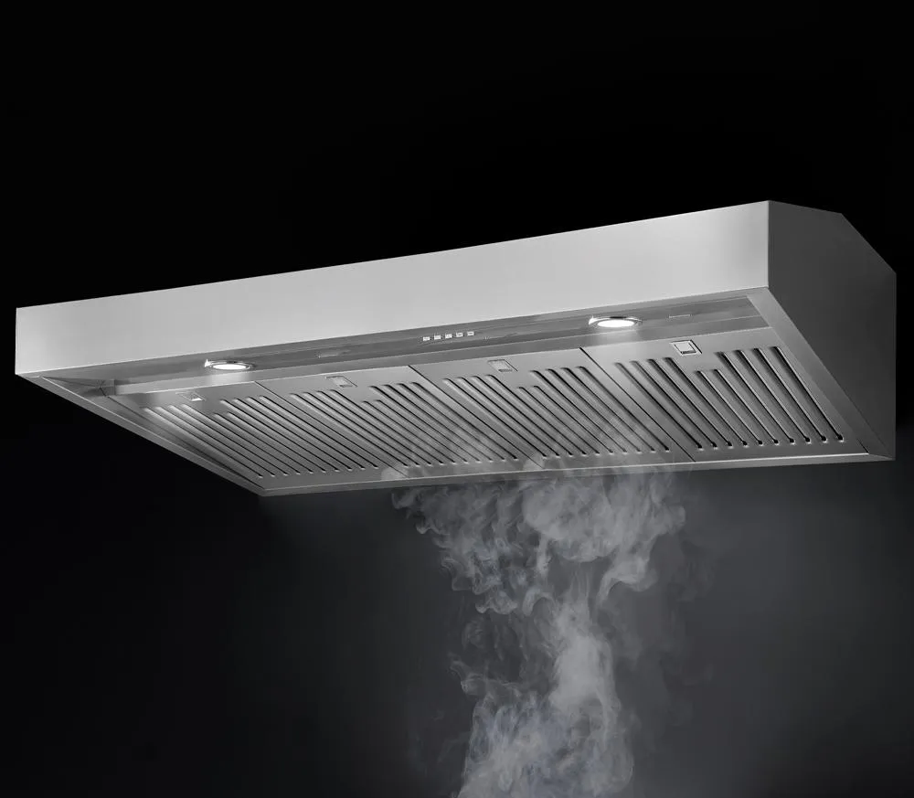 Forzacucina FH4818 48 Inch Professional Wall Mounted Range Hood, 18 Inches Tall