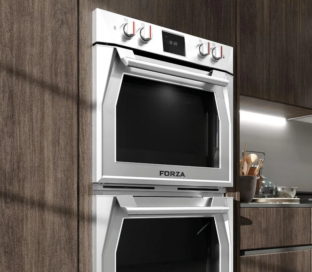 Forzacucina FODP30S 30 Inch Double Dual Convection Electric Wall Oven