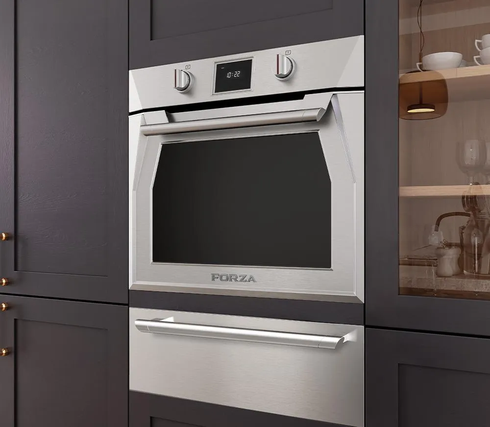 Forzacucina FOSP30S 30 Inch Single Dual Convection Electric Wall Oven