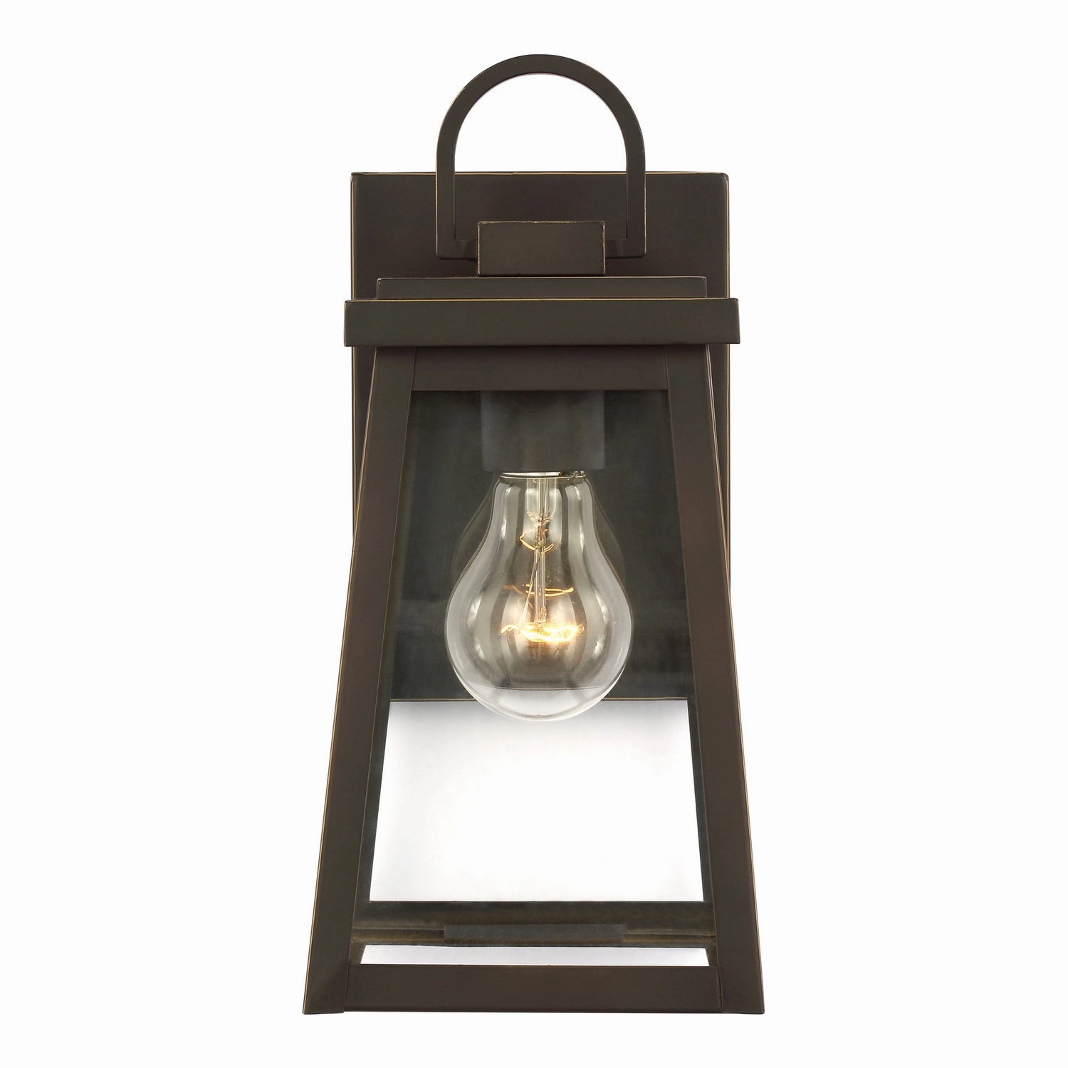 Founders One Light Outdoor Wall Lantern Antique BronzeOutdoor wall sconces with motion sensor
