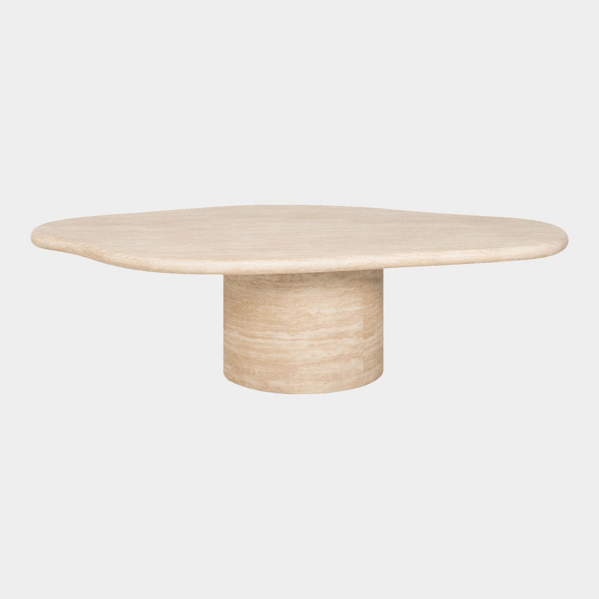Franklin - 130cm Coffee Table In Faux Travertineoutdoor coffee table for patio or lounge